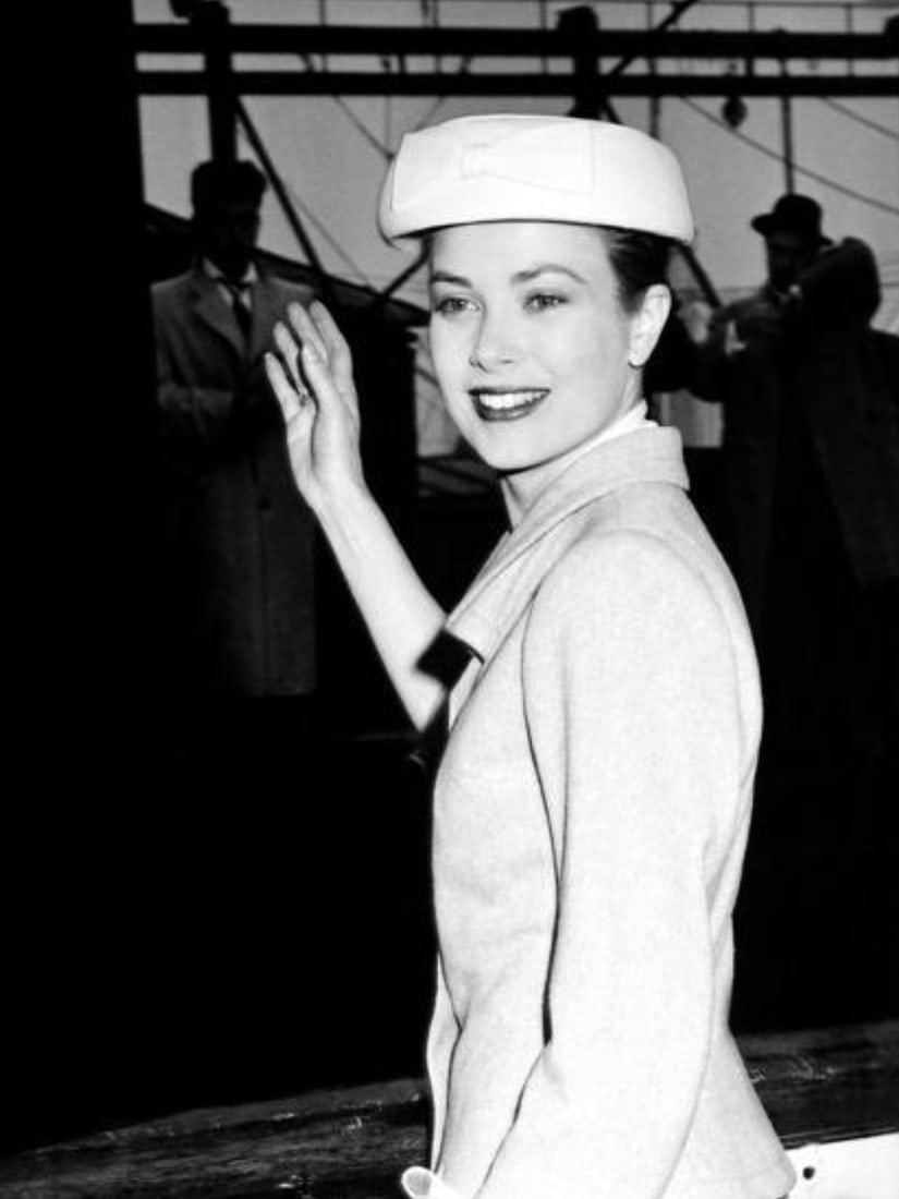 Grace Kelly (American, 1929-1982) Print: Grace Kelly (American, 1929-1982) Print. USS Constitution, "1956". 17.50 x 22.50 inches. Not hand-signed unless otherwise stated. Photomechanical Print. Lots that contain nudity have been partially ob