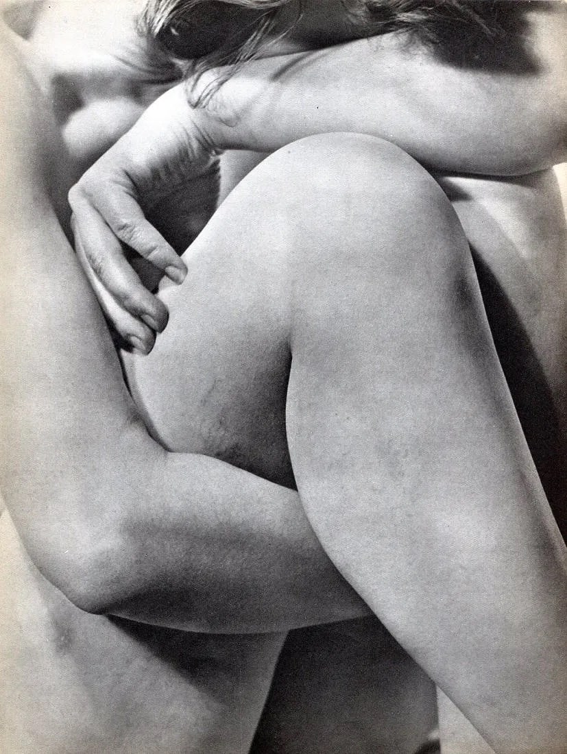 Ewald Hoinkis (German, 1894-1952) Print: Ewald Hoinkis (German, 1894-1952) Print. Intertwined. Printed in 1931, France. 9.00 x 11.00 inches. Not hand-signed unless otherwise stated. Photomechanical Print. Lots that contain nudity have been