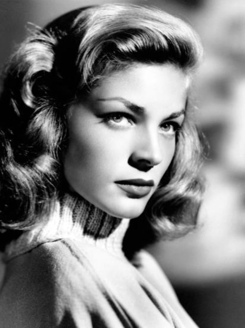 Lauren Bacall (American, 1924-2014) Print: Lauren Bacall (American, 1924-2014) Print. "1946". 22.00 x 30.00 inches. Not hand-signed unless otherwise stated. Photomechanical Print. Lots that contain nudity have been partially obscured in the li