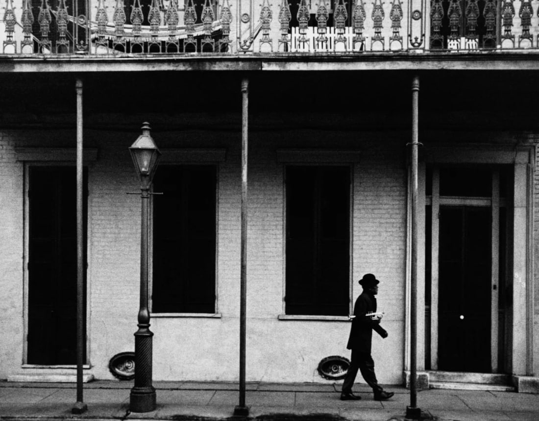 Dennis Stock (American, 1928-2010) Print: Dennis Stock (American, 1928-2010) Print. Kid Punch Miller, New Orleans, Louisianna, "1958". 20.00 x 14.00 inches. Not hand-signed unless otherwise stated. Photomechanical Print. Lots that contain