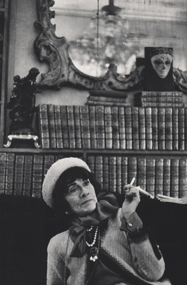 Henri Cartier Bresson (French, 1908-2004) Print: Henri Cartier Bresson (French, 1908-2004) Print. Coco Chanel. Printed in 1969, Italy. 7.00 x 11.00 inches. Not hand-signed unless otherwise stated. Photomechanical Print. Lots that contain nudity have