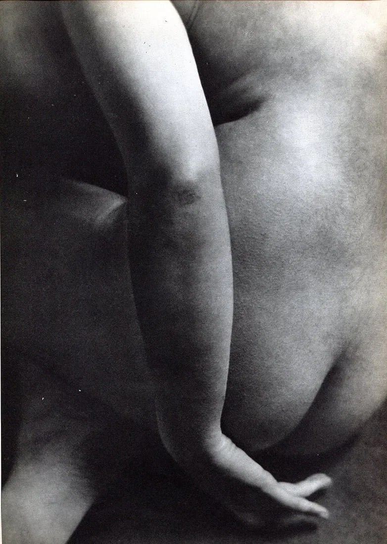 Paul Outerbridge (American, 1896-1958) Print: Paul Outerbridge (American, 1896-1958) Print. Torso. Printed in 1931, France. 9.00 x 11.00 inches. Not hand-signed unless otherwise stated. Photomechanical Print. Lots that contain nudity have been