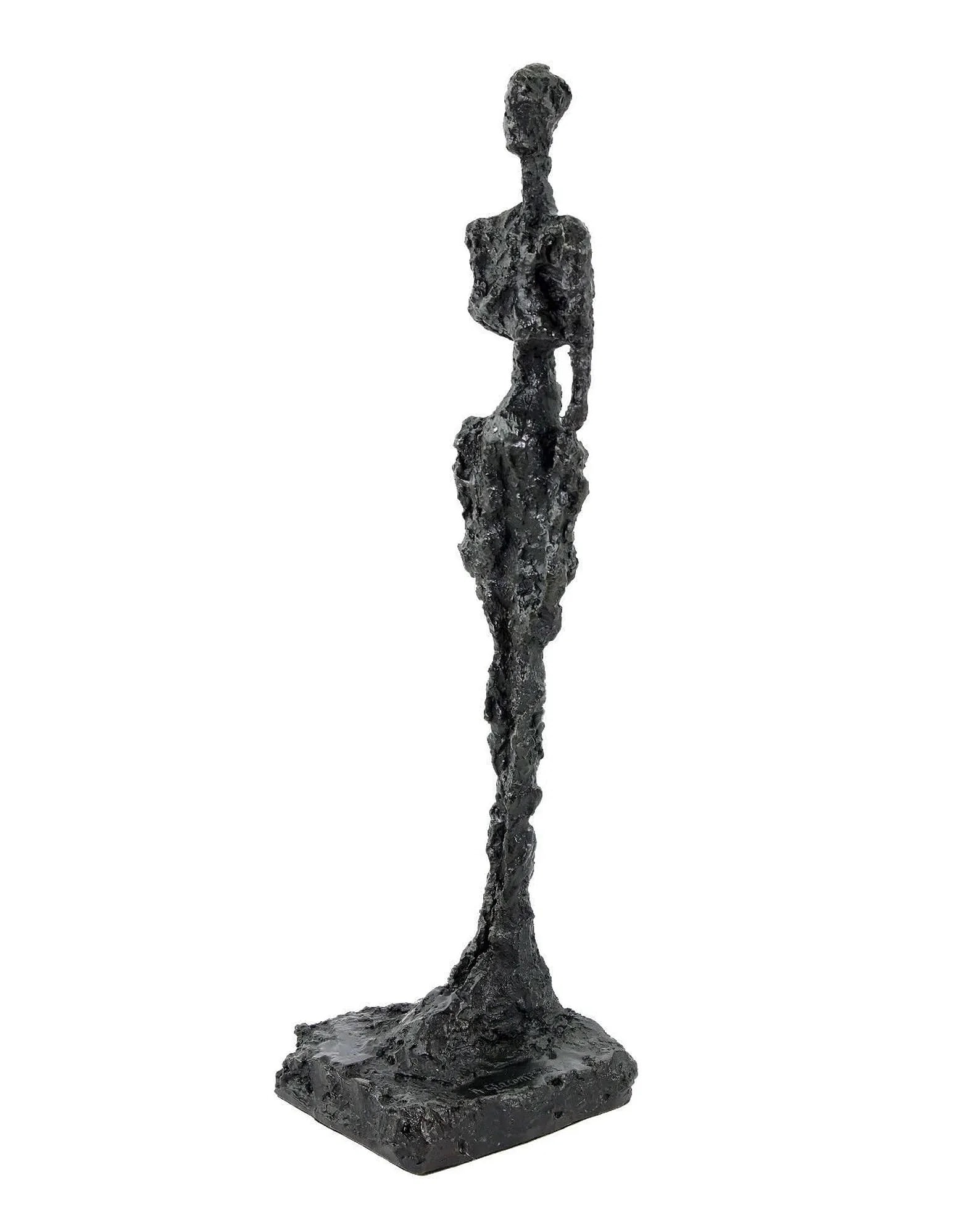 After 1957 Alberto Giacometti (Swiss, 1901-1966) Standing Woman Bronze Sculpture, After (1 of 6)