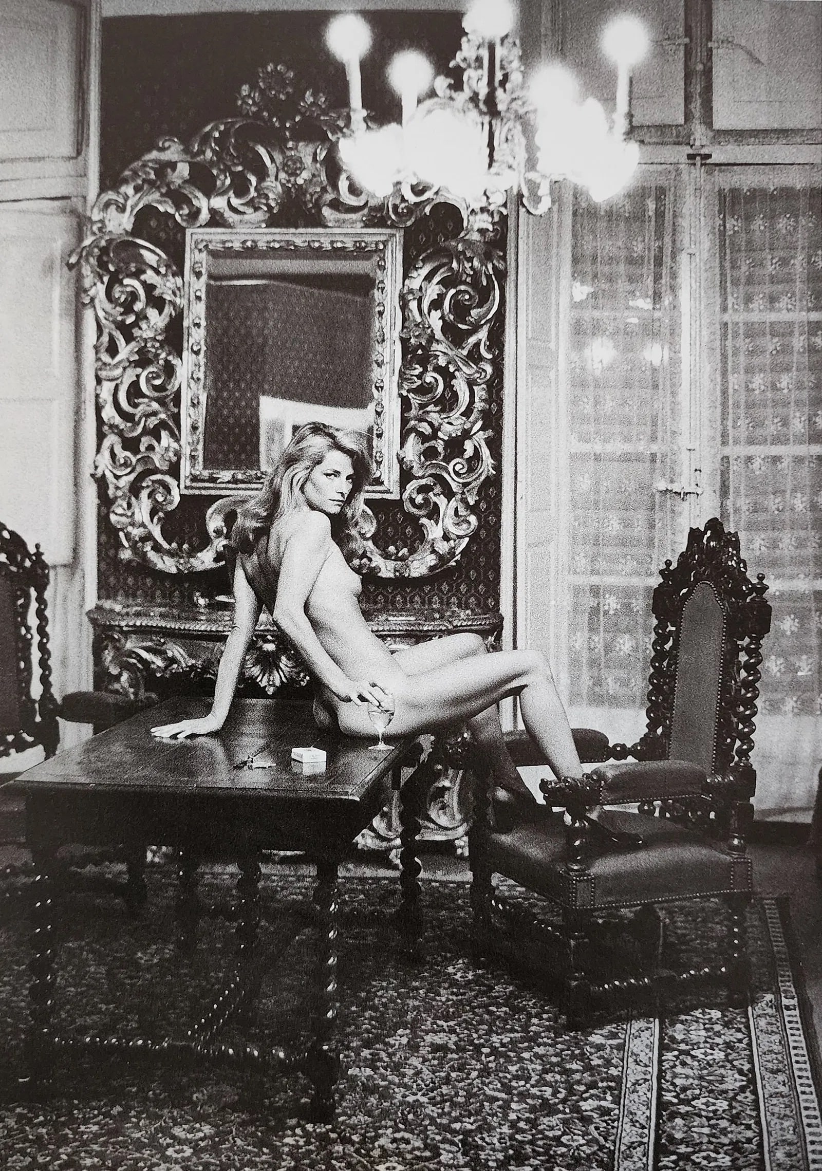 After Helmut Newton (German-Australian, 1920â€“2004) Print: After Helmut Newton (German-Australian, 1920â€“2004) Print. Erotic. Printed in 1976, Italy. 10.00 x 7.00 inches. Photogravure/Heliogravure. Not hand-signed unless otherwise stated.