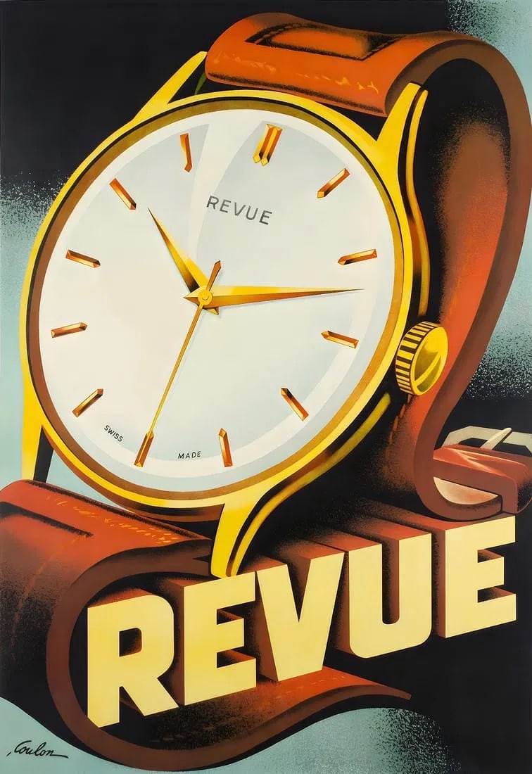 Revue Poster: Revue Poster. Bonded to fabric. Large size. Not hand-signed unless otherwise stated. Photomechanical Print. Lots that contain nudity have been partially obscured in the listing; unblurred images are