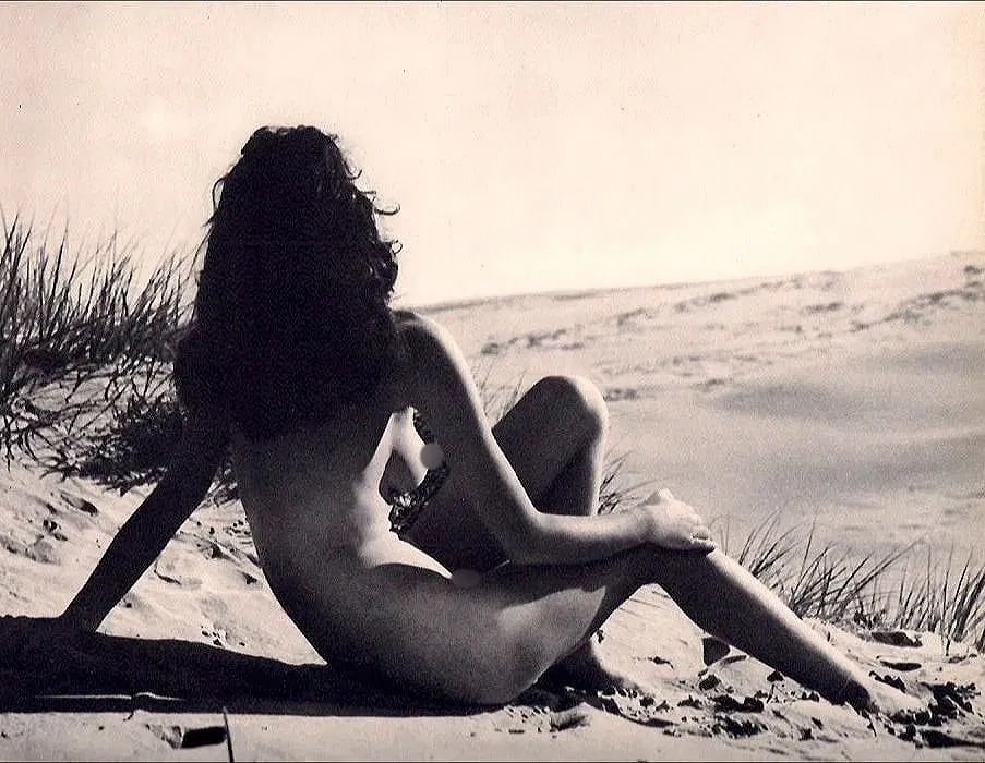 G. Powell (British) Print: G. Powell (British) Print. Nude, Beach. Printed in 1939, France. 9.00 x 7.00 inches. Not hand-signed unless otherwise stated. Photomechanical Print. Lots that contain nudity have been partially obscur