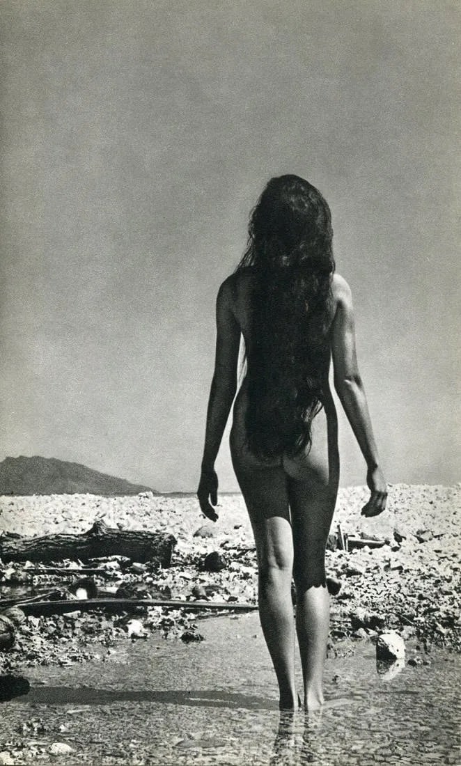Adolphus E. Sylvain (American, 1911-1996) Print: Adolphus E. Sylvain (American, 1911-1996) Print. Tahiti Nude. Printed in 1966, France. 5.50 x 9.00 inches. Not hand-signed unless otherwise stated. Photomechanical Print. Lots that contain nudity have