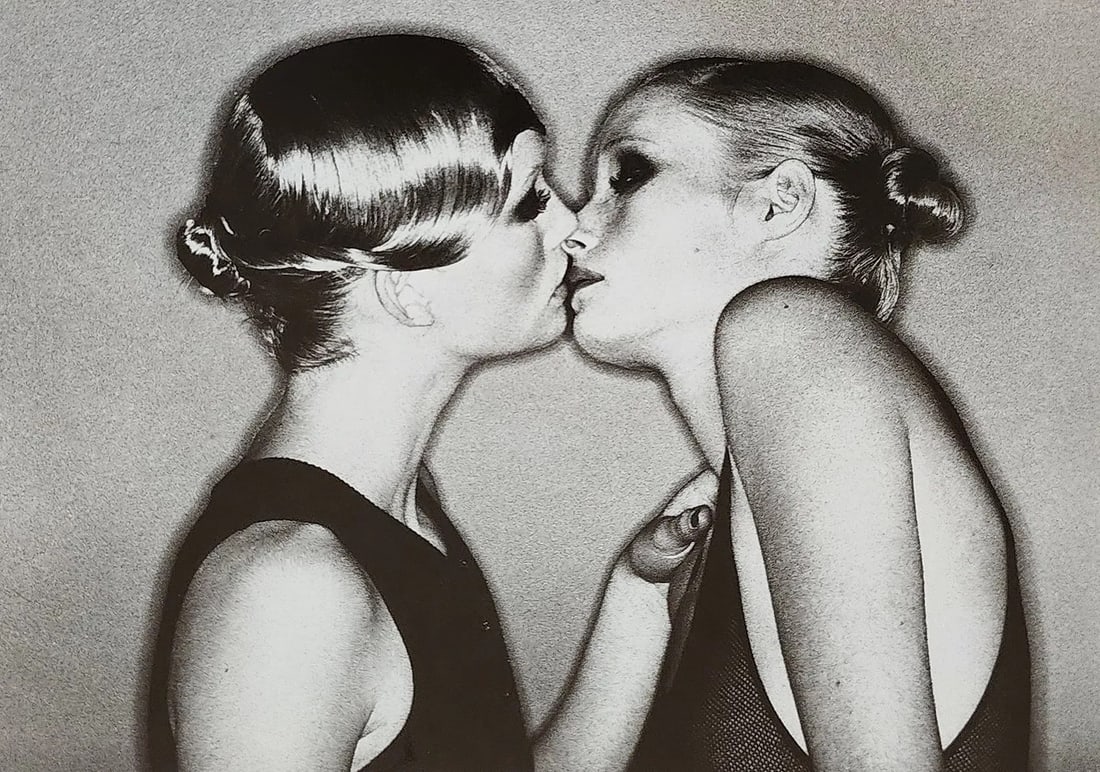 Helmut Newton (German-Australian, 1920â€“2004) Print: Helmut Newton (German-Australian, 1920â€“2004) Print. Erotic. Printed in 1976, Italy. 10.00 x 7.00 inches. Photogravure/Heliogravure. Not hand-signed unless otherwise stated. Photomec