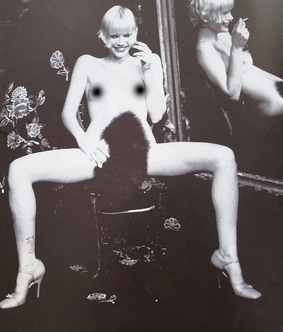 Ellen von Unwerth (German, b. 1954) Print: Ellen von Unwerth (German, b. 1954) Print. Ellen's Girls. Printed in 2002, Germany. 11.00 x 8.00 inches. Not hand-signed unless otherwise stated. Photomechanical Print. Lots that contain nudity have