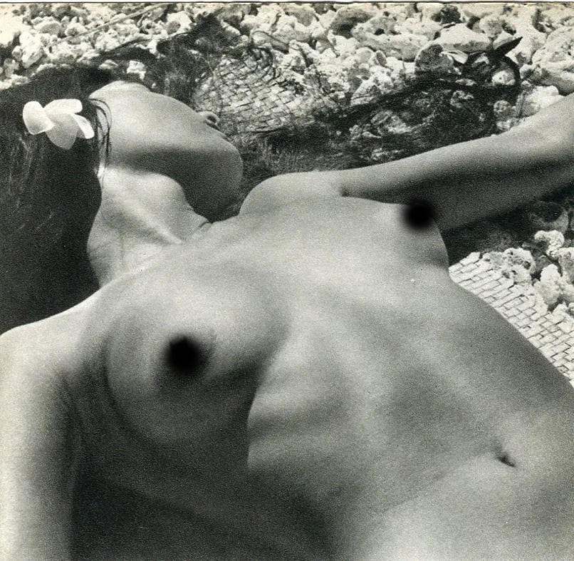 Adolphus E. Sylvain (American, 1911-1996) Print: Adolphus E. Sylvain (American, 1911-1996) Print. Tahiti Nude. Printed in 1966, France. 5.50 x 5.00 inches. Not hand-signed unless otherwise stated. Photomechanical Print. Lots that contain nudity