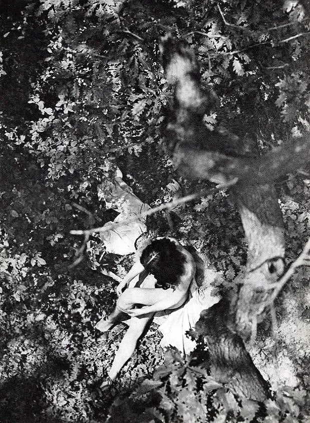 Manninger (Hungarian, 1905-1966) Print: Manninger (Hungarian, 1905-1966) Print. Female Nude, Birds Eye View. Printed in 1934, United Kingdom. Collotype. 6.00 x 8.00 inches. Not hand-signed unless otherwise stated. Photomechanical Print. Lot