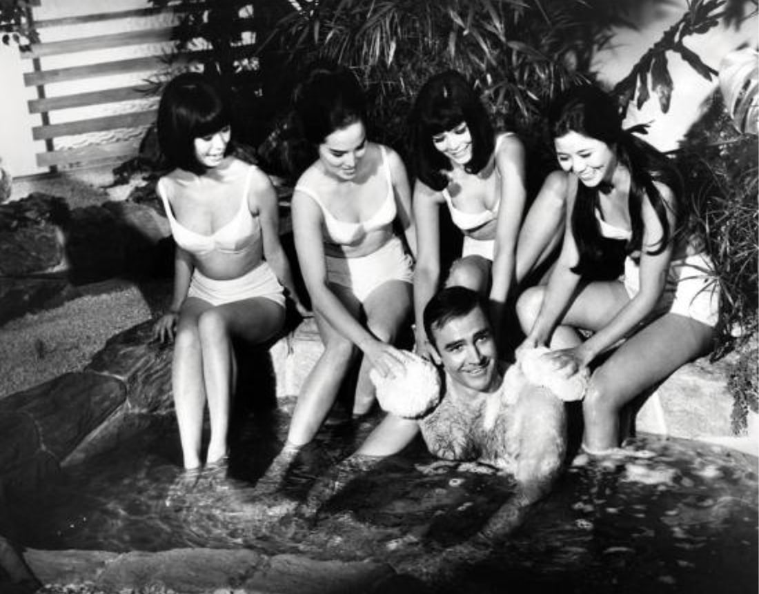 Sean Connery (Scottish, 1930-2020) Print: Sean Connery (Scottish, 1930-2020) Print. James Bond, You Only Live Twice. 10.50 x 13.75 inches. Not hand-signed unless otherwise stated. Photomechanical Print. Lots that contain nudity have been