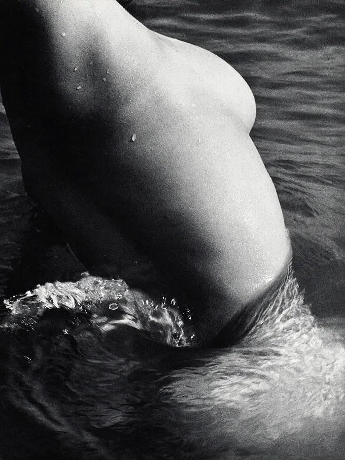 Lucien Clergue (French, 1934-2014) Print: Lucien Clergue (French, 1934-2014) Print. Nee De La Vague. Printed in 1968-1970, Paris, France. 9.50 x 6.50 inches. Heliogravure. Not hand-signed unless otherwise stated. Photomechanical Print. Lots t