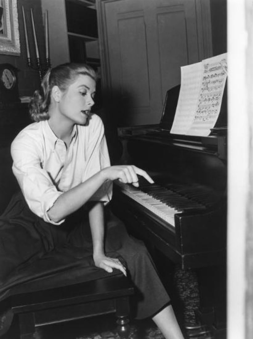 Grace Kelly (American, 1929-1982) Print: Grace Kelly (American, 1929-1982) Print. Rear Window, "1954". 40.00 x 54.00 inches. Not hand-signed unless otherwise stated. Photomechanical Print. Lots that contain nudity have been partially