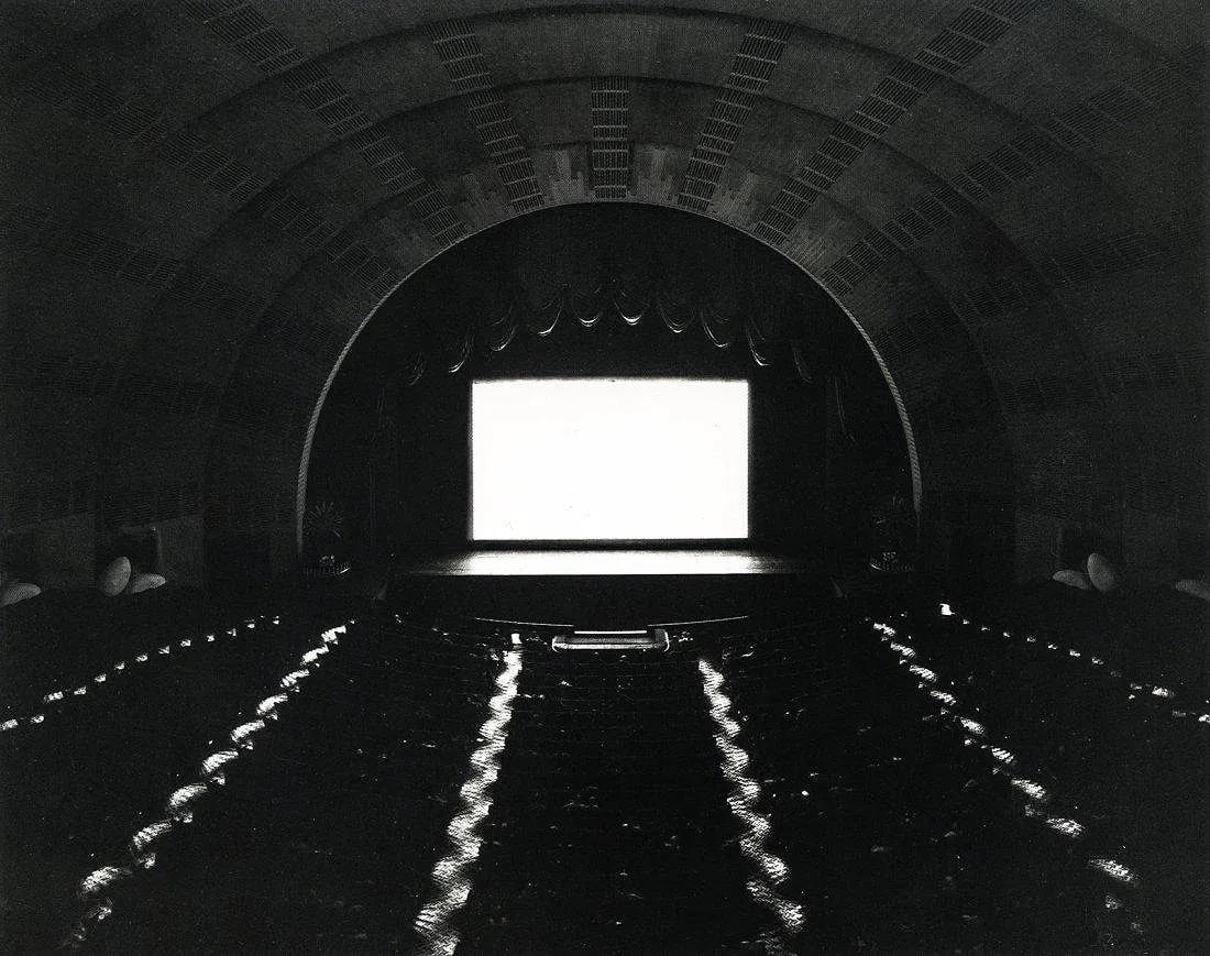 Hiroshi Sugimoto (Japanese, b. 1948) Print: Hiroshi Sugimoto (Japanese, b. 1948) Print. Radio City Music Hall, New York, "1978". Printed in 1995, France. 8.25 x 6.50 inches. Not hand-signed unless otherwise stated. Photomechanical Print. Lots t