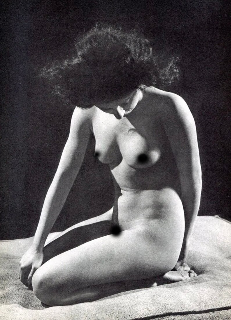 Emeric Feher (Hungarian-French, 1904-1966) Print: Emeric Feher (Hungarian-French, 1904-1966) Print. Nude, Torso. Printed in Paris, France, 1950. 9.00 x 13.00 inches. Not hand-signed unless otherwise stated. Photomechanical Print. Lots that contain nu