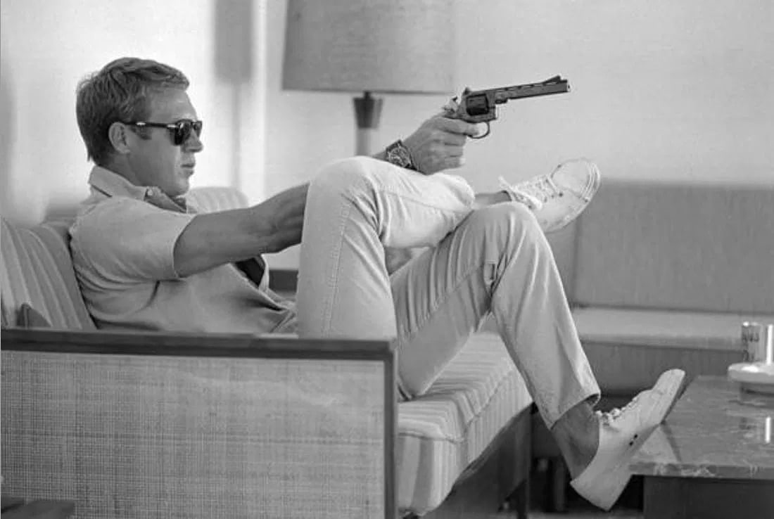 John Dominis, Steve McQueen, Palm Springs, California, 1963 Photo Print: John Dominis, Steve McQueen, Palm Springs, California, 1963 Photo Print. 30.00 x 20.00 inches. Not hand-signed unless otherwise stated. Photomechanical Print. Lots that contain nudity have been partia