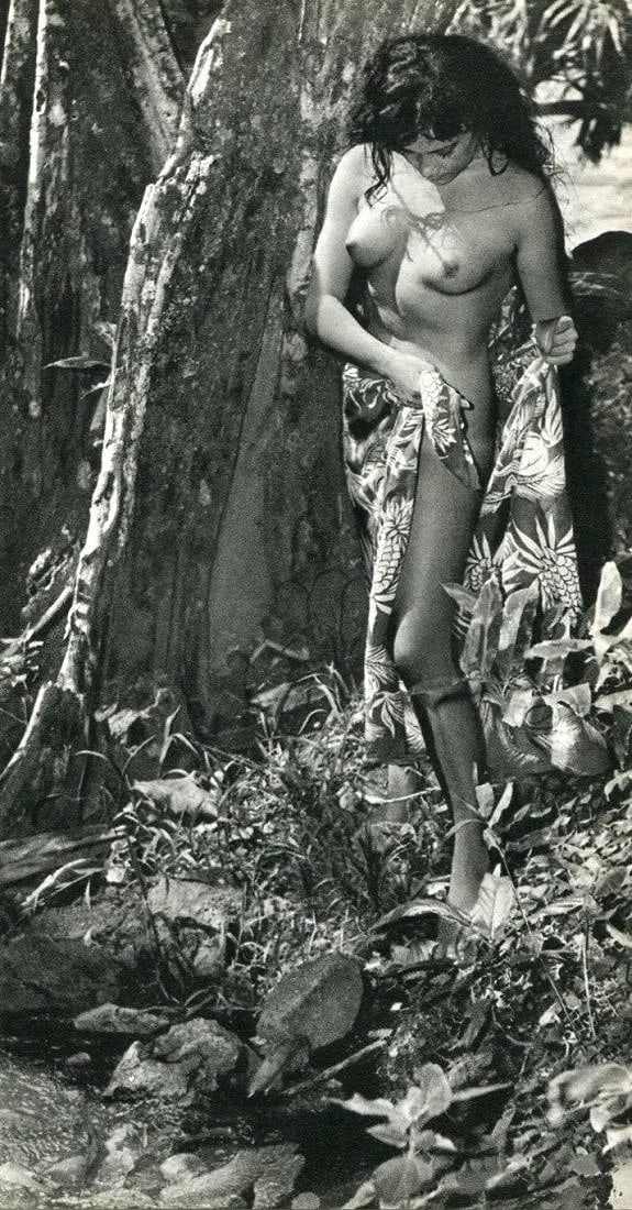 Adolphus E. Sylvain (American, 1911-1996) Print: Adolphus E. Sylvain (American, 1911-1996) Print. Tahiti Nude. Printed in 1966, France. 4.50 x 9.00 inches. Not hand-signed unless otherwise stated. Photomechanical Print. Lots that contain nudity