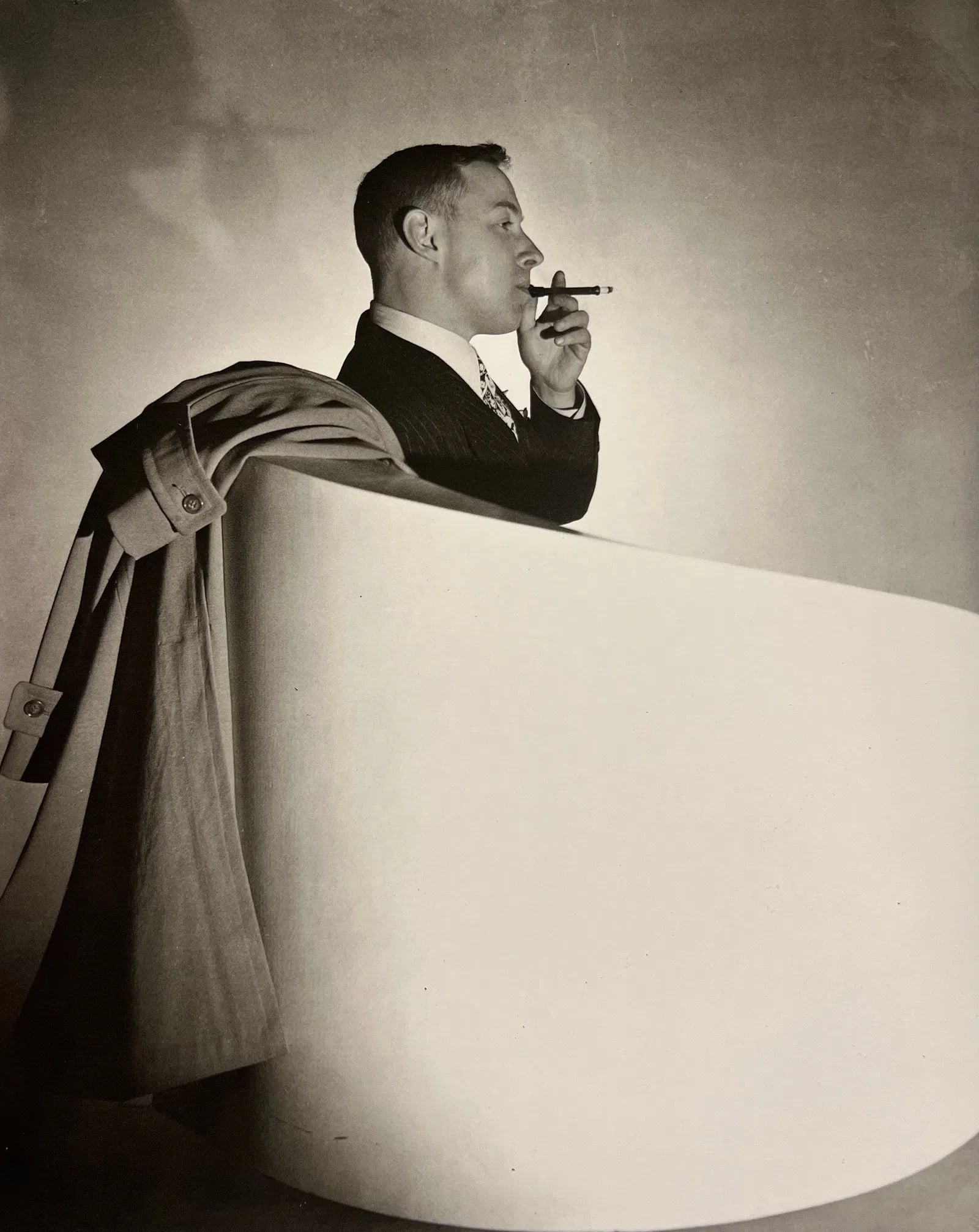 George Platt Lynes (American, 1907-1955) Print: George Platt Lynes (American, 1907-1955) Print. Tennessee Williams, "1944". 8.00 x 7.00 inches. Printed in 1993, Germany, Schirmer/Mosel. Not hand-signed unless otherwise stated. Photomechanical Print