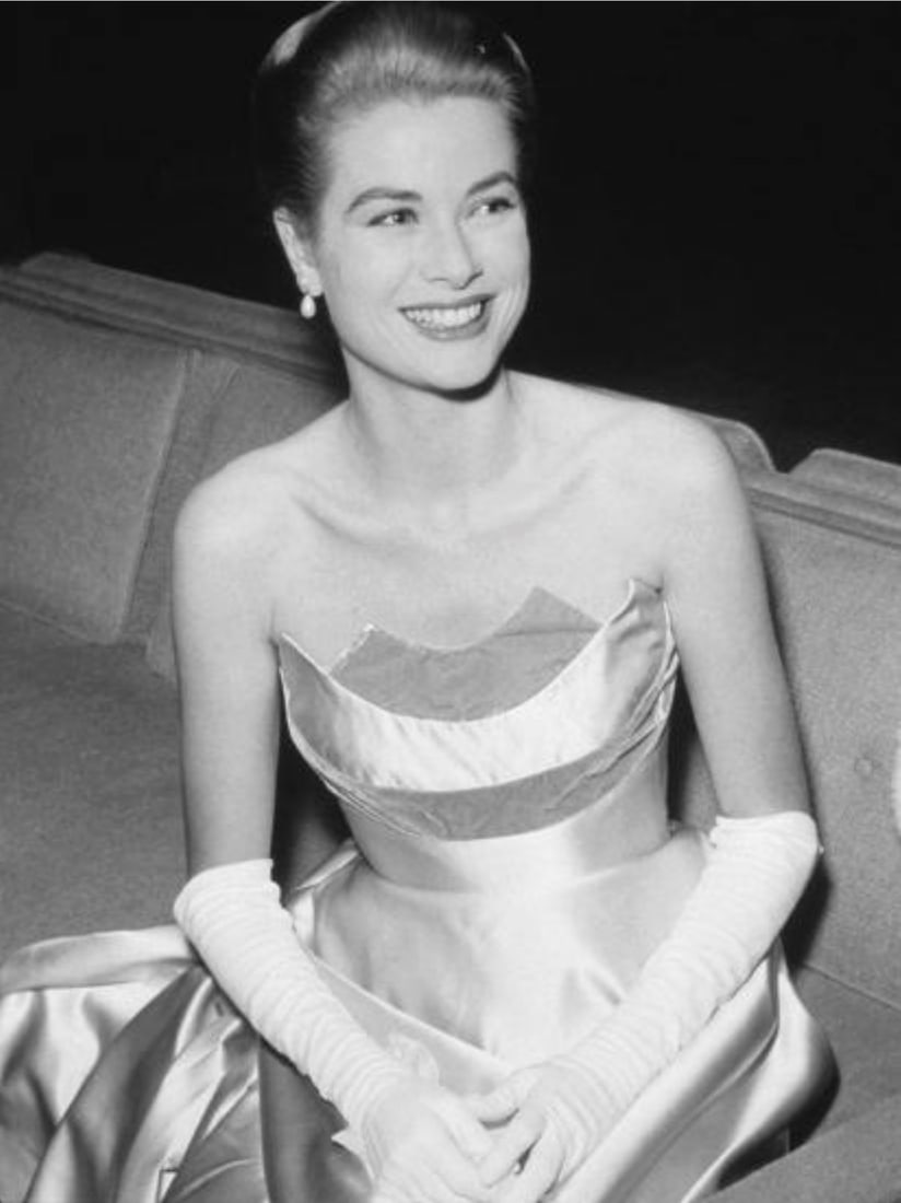 Grace Kelly (American, 1929-1982) Print: Grace Kelly (American, 1929-1982) Print. "1955". 28.50 x 39.00 inches. Not hand-signed unless otherwise stated. Photomechanical Print. Lots that contain nudity have been partially obscured in the