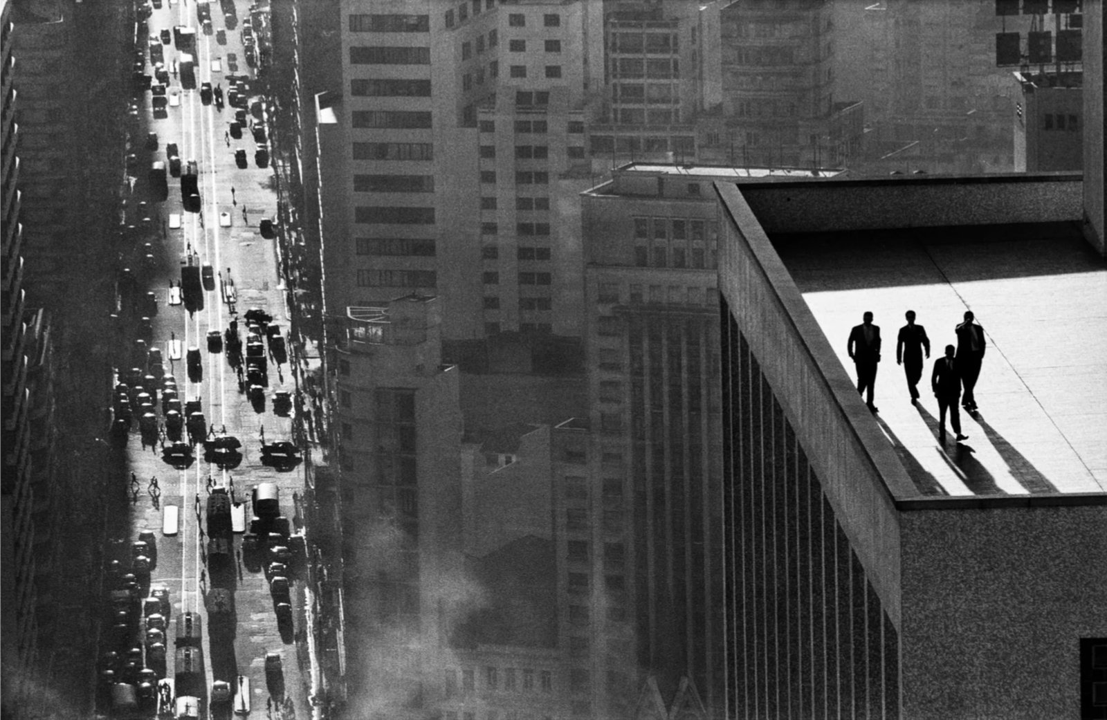 Rene Burri (Swiss, 1933-2014) Print: Rene Burri (Swiss, 1933-2014) Print. Sao Paulo, Brazil, "1960". 22.00 x 14.00 inches. Not hand-signed unless otherwise stated. Photomechanical Print. Lots that contain nudity have been partially obscu