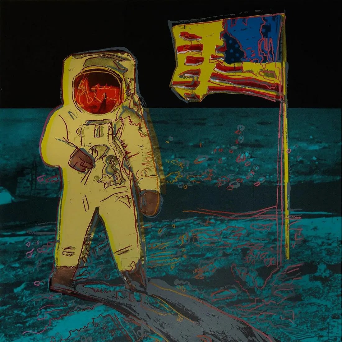 After Andy Warhol (American, 1928-1987) Silkscreen (1 of 5)
