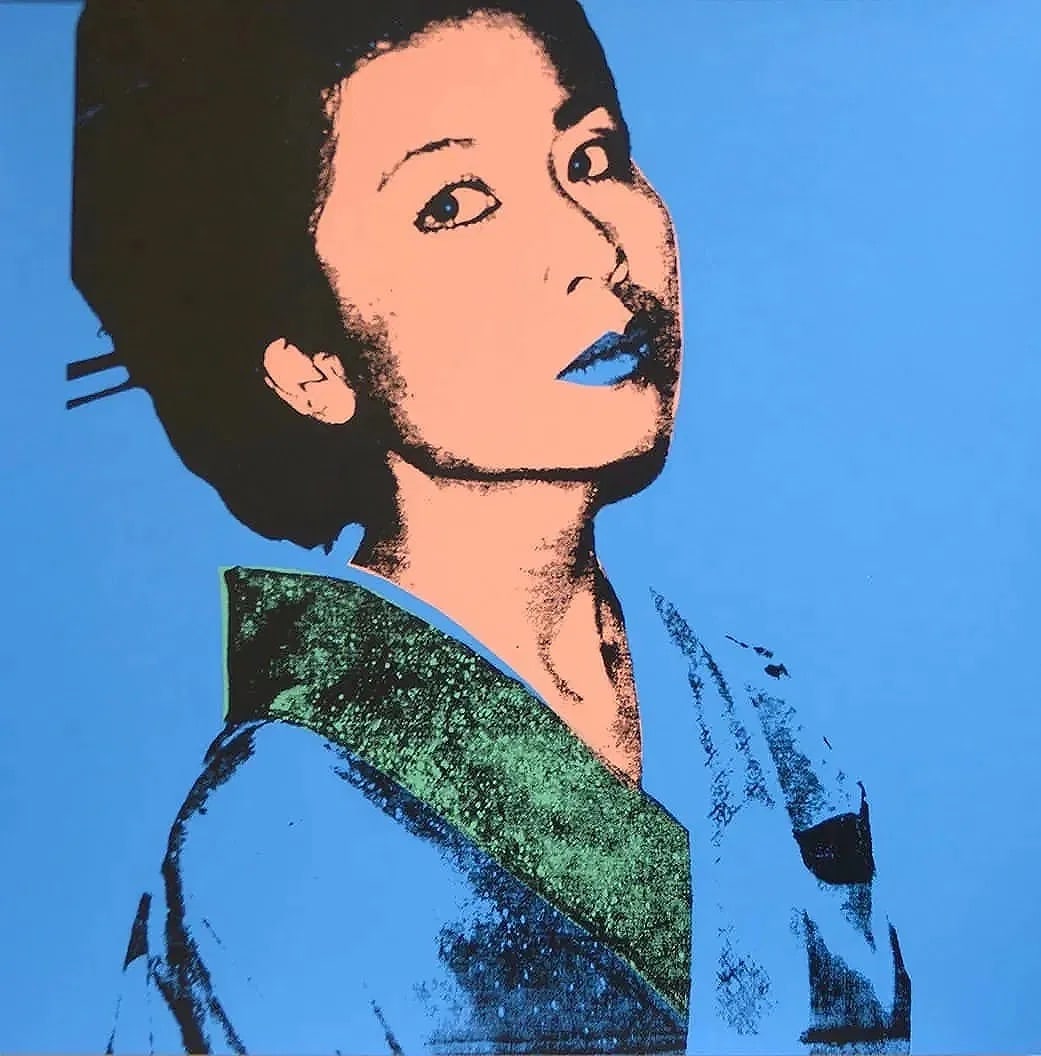 After Andy Warhol (American, 1928-1987) Kimiko Powers Silkscreen: After Andy Warhol (American, 1928-1987) Kimiko Powers, "1981" Silkscreen. 36.00 x 36.00 inches. Correct stamping on backside, with blindstamp. Not hand-signed unless otherwise stated. Photomechanical 