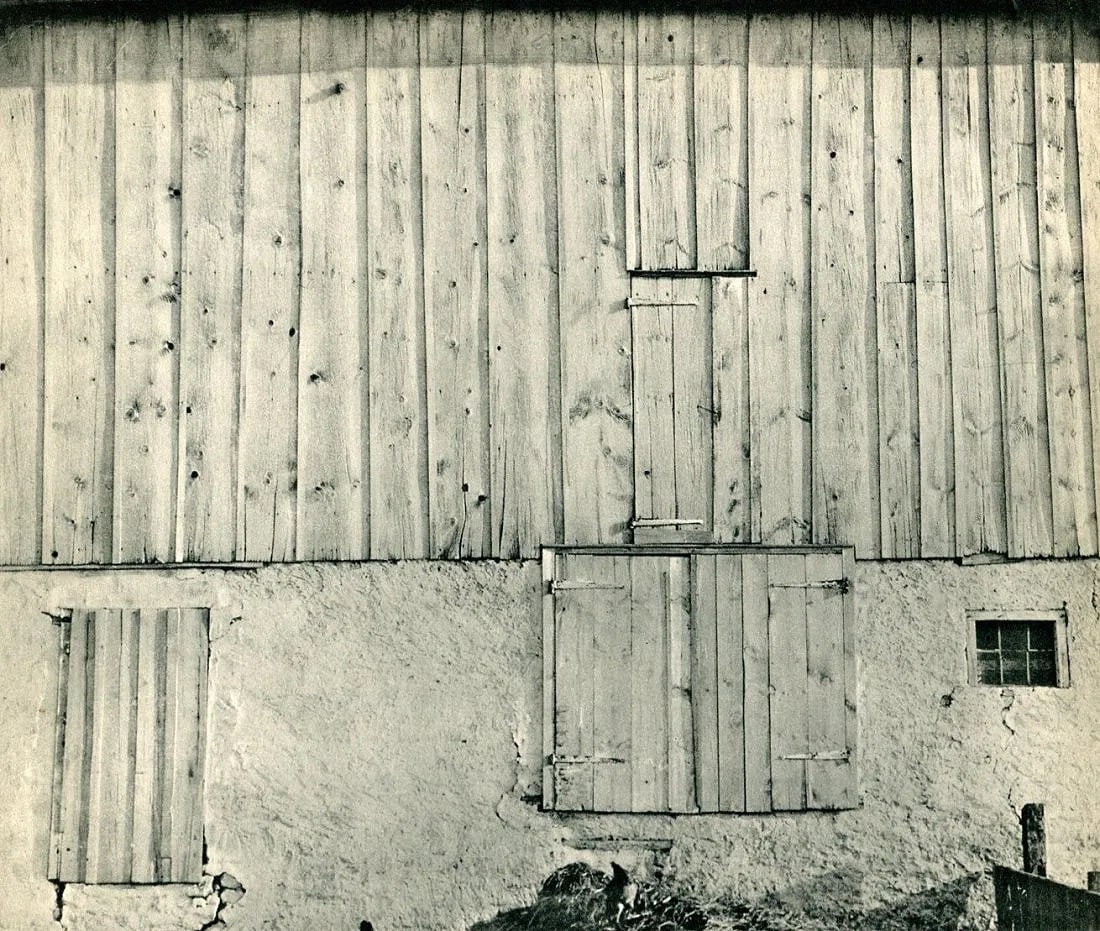 Charles Sheeler (American, 1883-1965) Print: Charles Sheeler (American, 1883-1965) Print. Side of a White Barn. Printed in 1931, France. 9.00 x 6.00 inches.Not hand-signed unless otherwise stated. Photomechanical Print. Lots that contain nudity