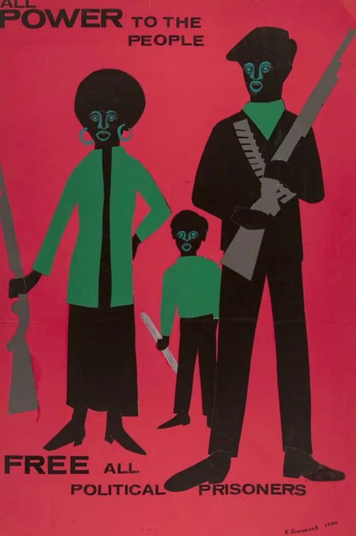 Faith Ringgold (American, 1930-2024) Print: Faith Ringgold (American, 1930-2024) All Power to the People', "1970" Print. 17.00 x 25.00 inches. Not hand-signed unless otherwise stated. Photomechanical Print. Lots that contain nudity have been