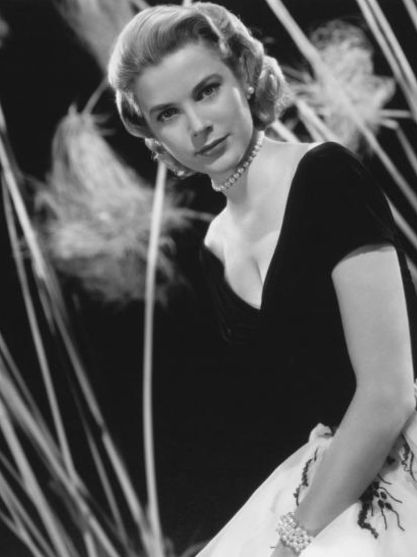 Grace Kelly (American, 1929-1982) Print: Grace Kelly (American, 1929-1982) Print. "1954". 28.50 x 38.00 inches. Not hand-signed unless otherwise stated. Photomechanical Print. Lots that contain nudity have been partially obscured in the