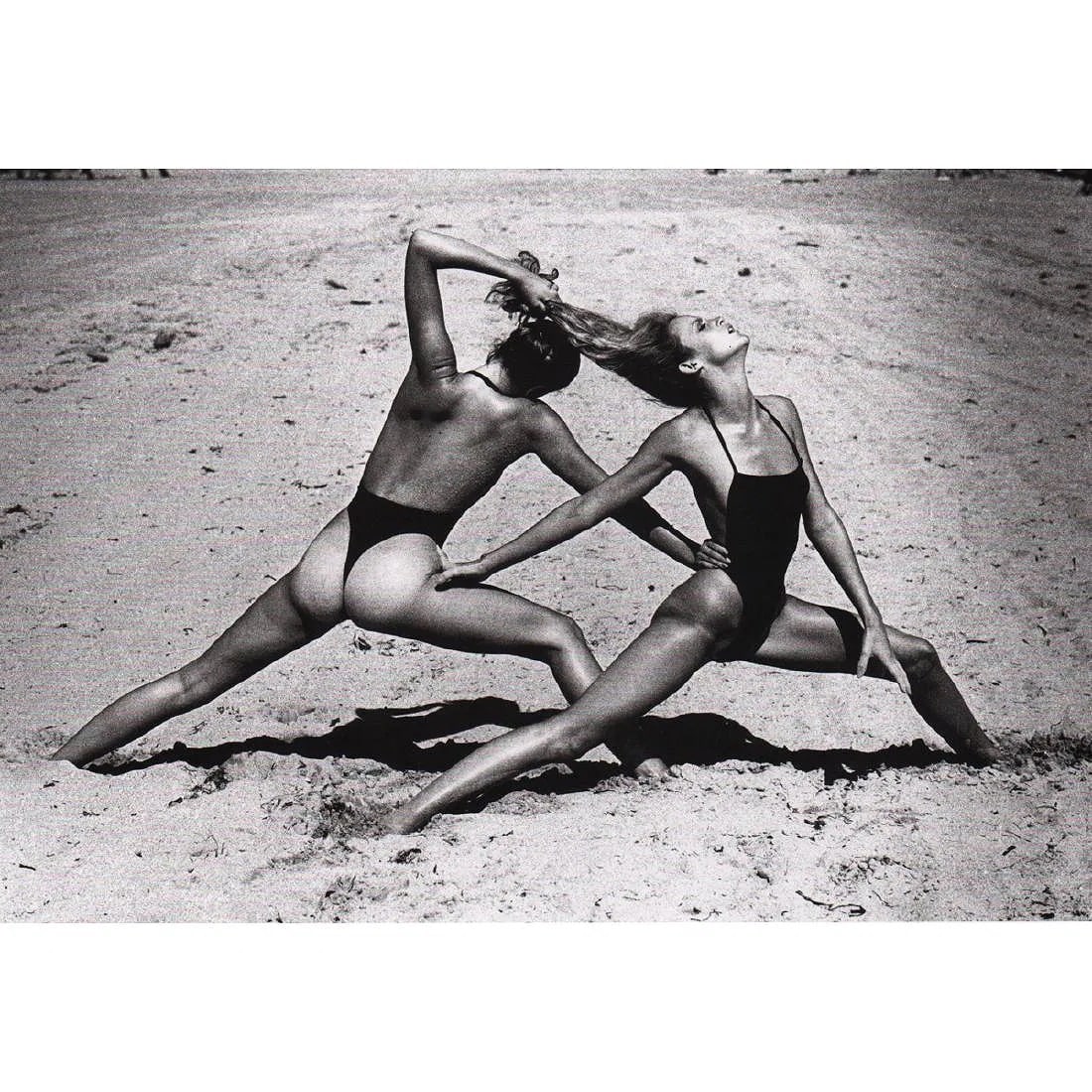 Helmut Newton (German-Australian, 1920-2004) Print: Helmut Newton (German-Australian, 1920-2004) Print. Fashion Rudi Gernreich, Miami, Florida, "1975". Printed in 2000s, Germany. 9.50 x 6.50 inches. Not hand-signed unless otherwise stated. Photomechani