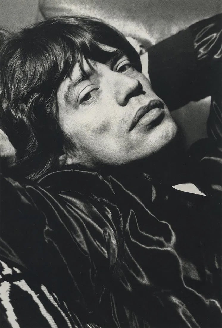 Helmut Newton (German-Australian, 1920-2004) Print: Helmut Newton (German-Australian, 1920-2004) Print. Mick Jagger, Paris, France,"1977". Printed in 1987, West Germany. 6.20 x 9.20 inches. Not hand-signed unless otherwise stated. Photomechanical Print