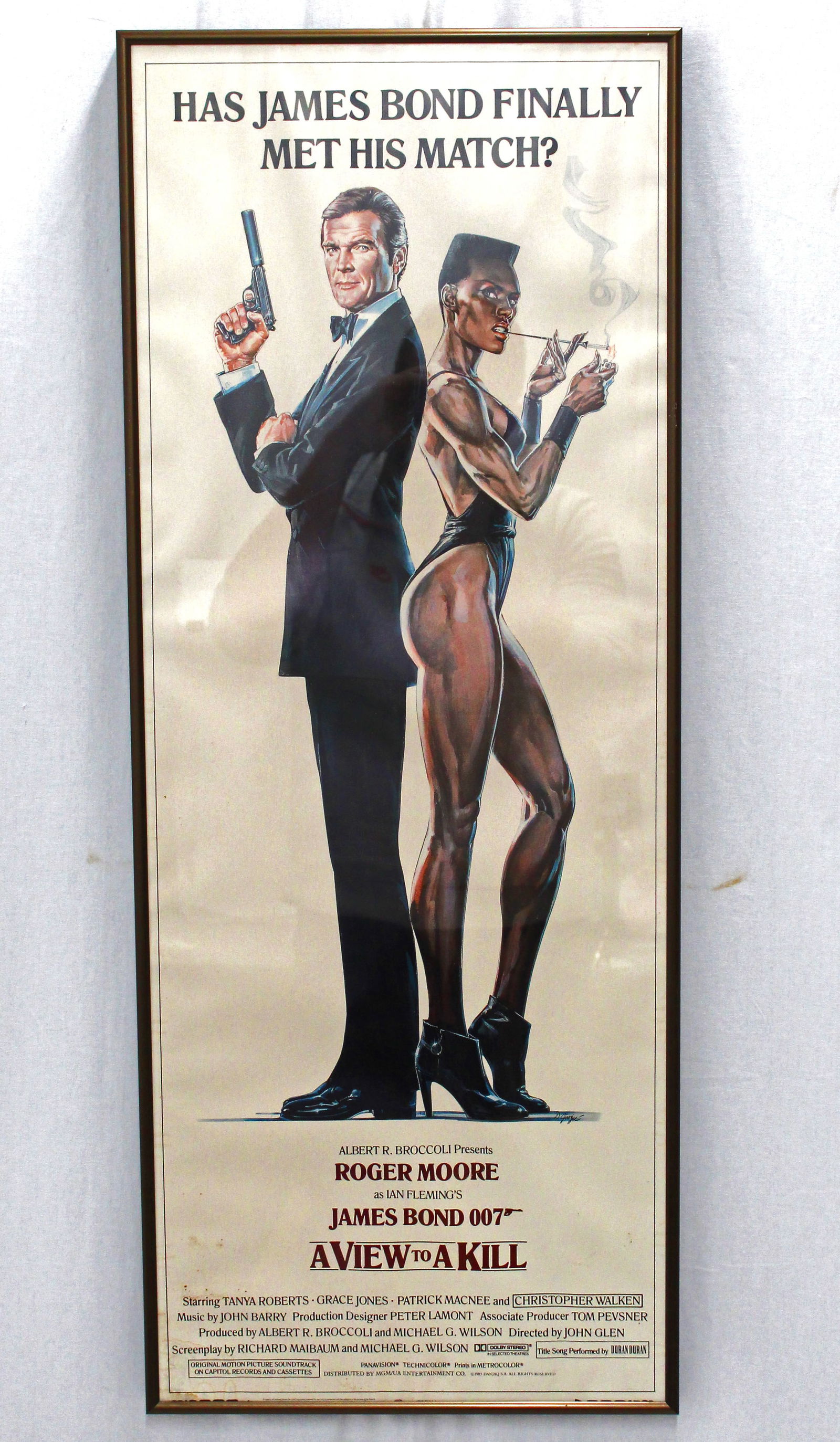 A View To Kill James Bond 007 Original Half Sheet 1985 (1 of 10)