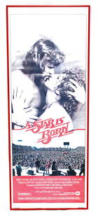 A Star Is Born 1976 Original Half Sheet Movie Poster: A Star Is Born 1976 original insert rolled Half Sheet Movie Poster. The iconic photograph of Barbra Streisand and Kris Kristofferson is by Francesco Scavullo, and the poster design is by Tony Seiniger