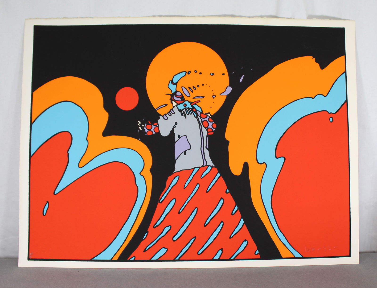 Peter Max Magical Mystery 1972 signed serigraph Beatles Artist (1 of 12)