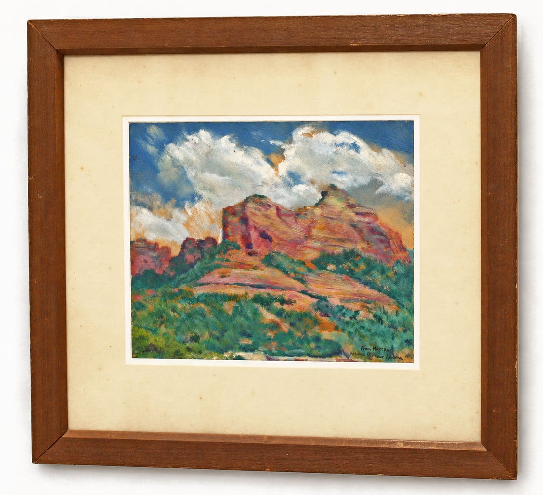 Oak Creek Canyon by Pietro Pezzati 1939 Original Watercolor (1 of 7)