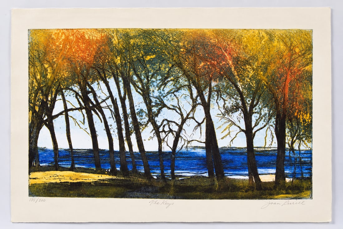 Joan Purcell The Keys Etching Aquatint 135/200 (1 of 6)