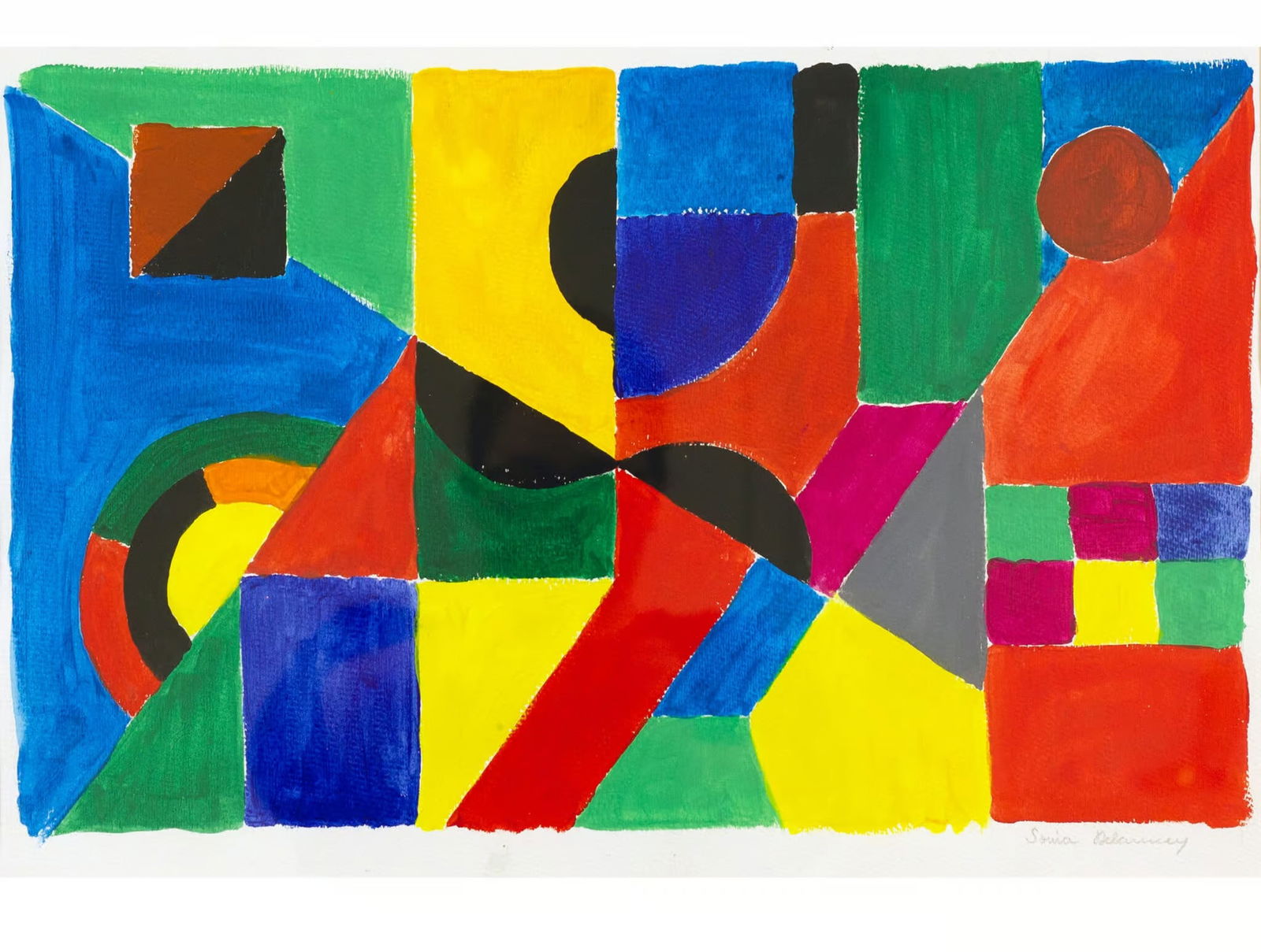 Sonia Delaunay (1885-1979) - Rythme Couleur, 1955 (1 of 6)