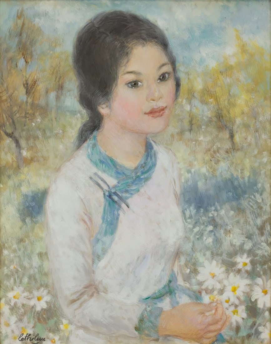Le Thi Luu (1911-1988) - Jeune femme (1 of 6)