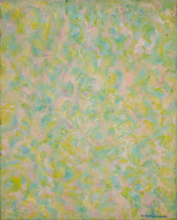 Beauford Delaney (1901-1979) - Abstract Composition, 1961: Beauford Delaney (1901–1979) | United States “Abstract Composition”, 1961 Oil on canvas Signed front lower right “61 Beauford Delaney”. Dimensions: 74.5 × 60 cm | 29.3 × 23.6 in