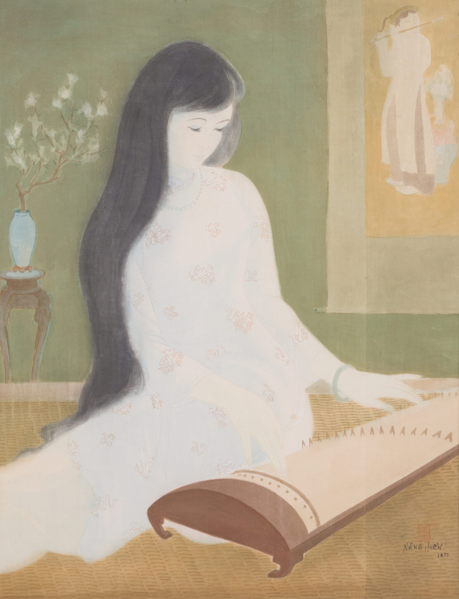 Nang Hien Le - The Zither Player, 1977 (1 of 4)