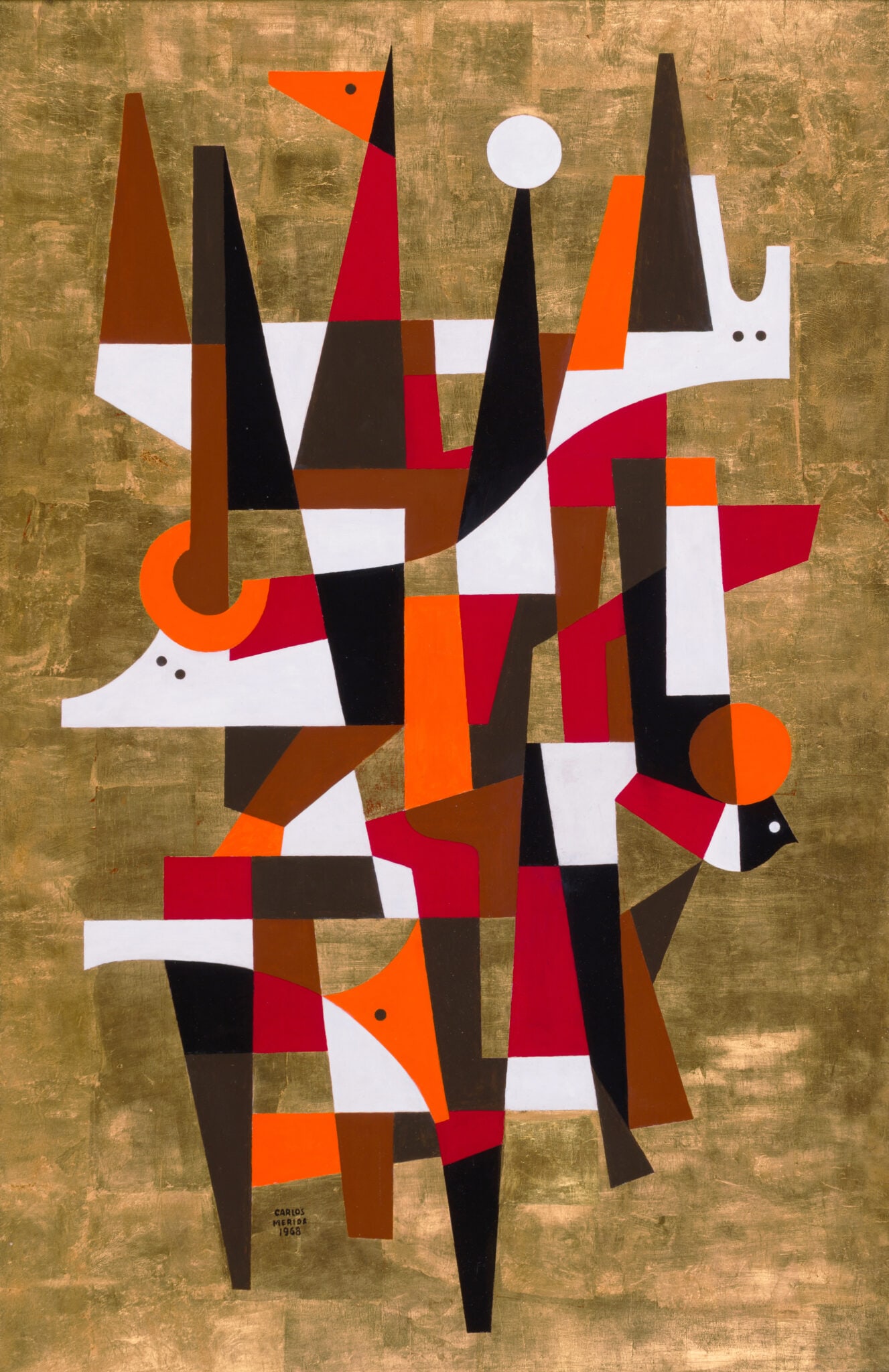 Carlos Mérida (1891-1984) - Abstract Composition, 1968 (1 of 4)