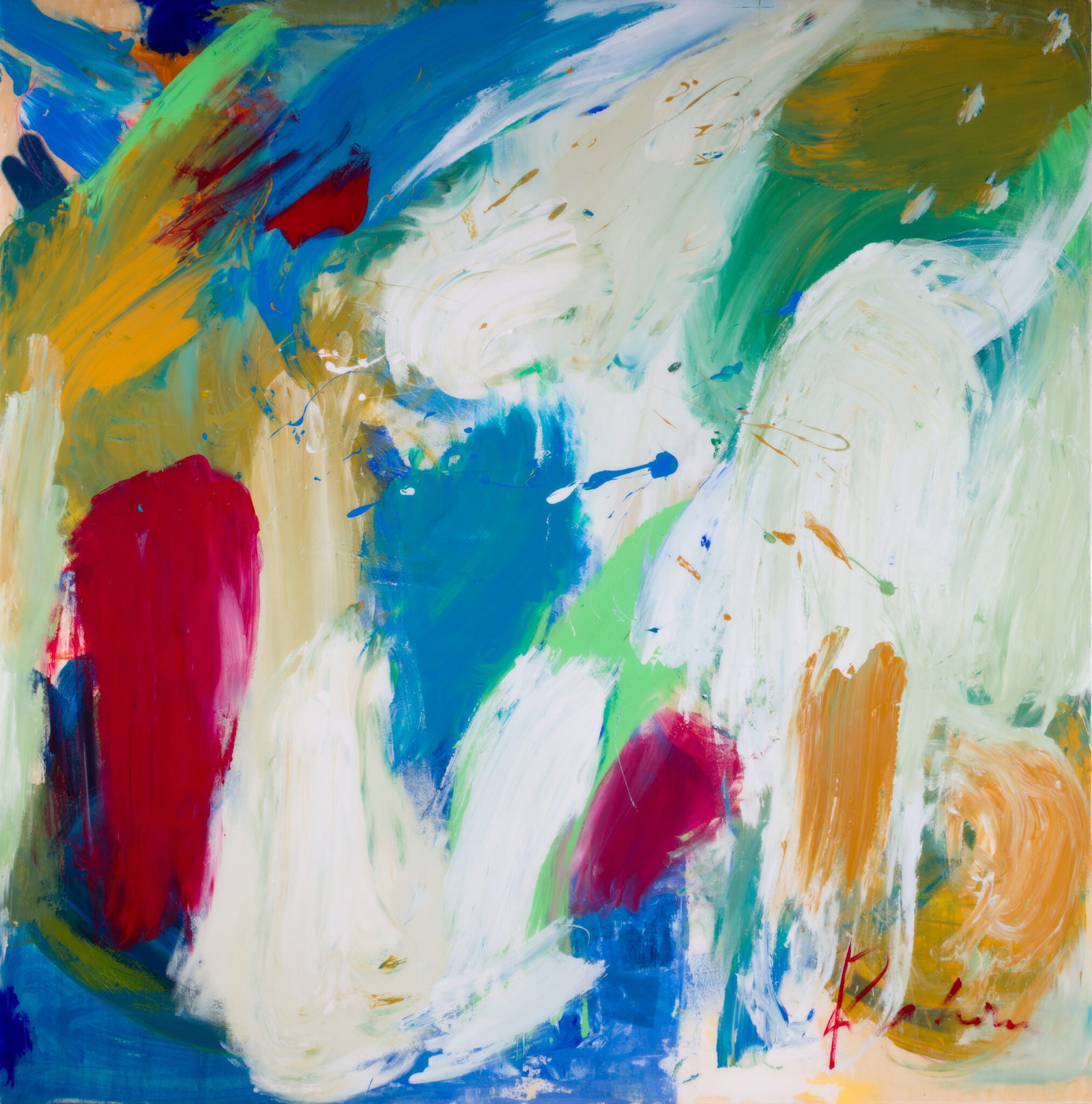 Rahim El - Abstract Composition "I" from the "Kairos" Series, 2024 (1 of 5)