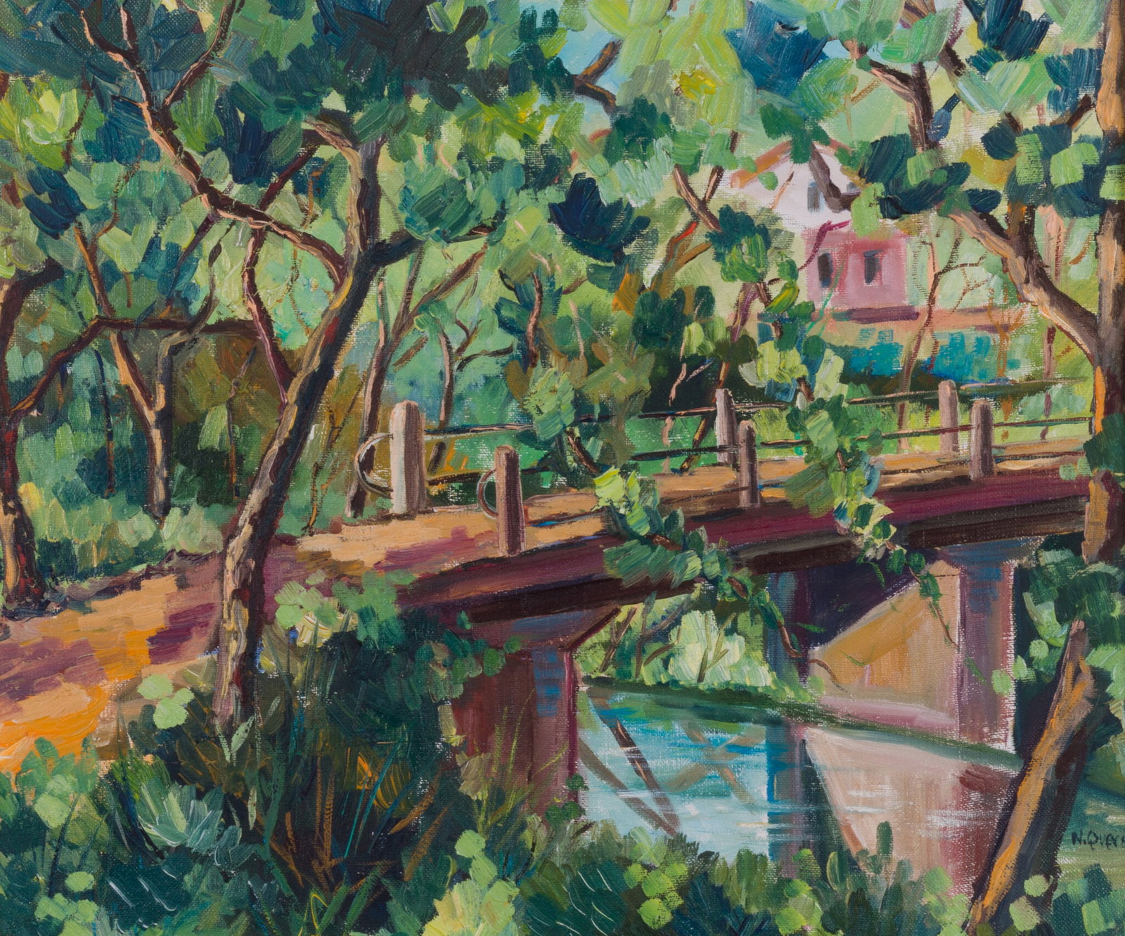 N. Puvill - Landscape with Bridge (1 of 4)