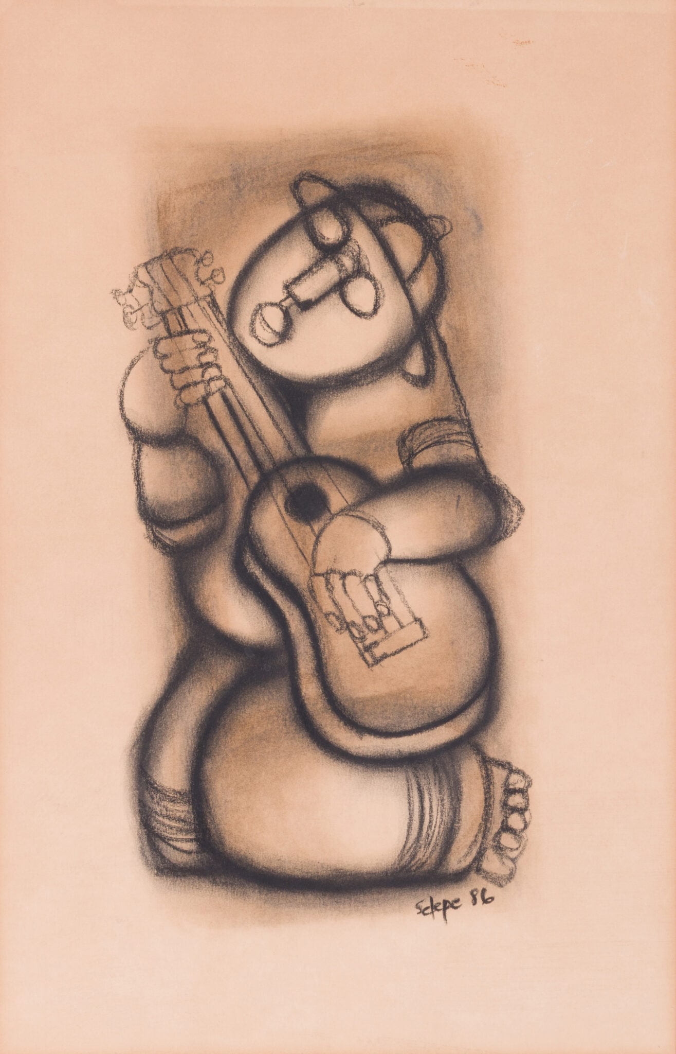 Daniel Selepe - Guitarist, 1986 (1 of 5)