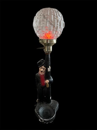 Vintage Charlie Chaplin Hobo Bar Lamp (1 of 1)