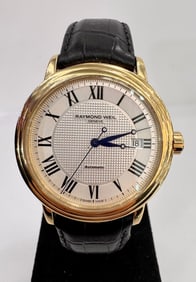 Raymond Weil Gold Auto RW4200 Roman Dial Watch