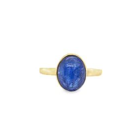 14K Gold 5.31ct Tanzanite Ring, Size 6–8