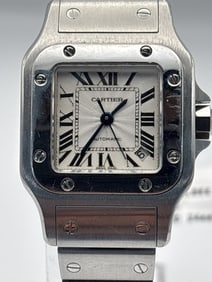 Cartier Santos Galbée Auto Steel 24mm Watch W20054D6