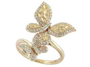 EFFY 14K Yellow Gold 0.43ct Diamond Ring